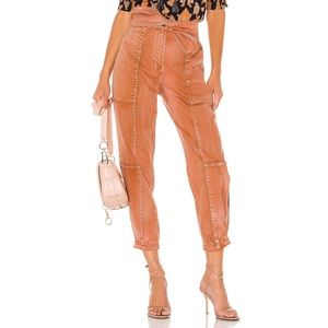Ulla Johnson Storm Jean in Rust Acid Wash